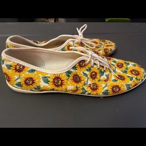 Sunflower Sneakers Shoes Size 13 Women 11 Men American Apparel